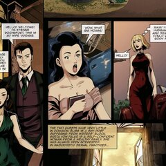 What starts out as elegant discussion, - BDSM Art Collection - Pic 2