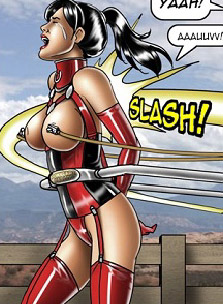 Bdsm art pics of slave gilr in red - BDSM Art Collection - Pic 4
