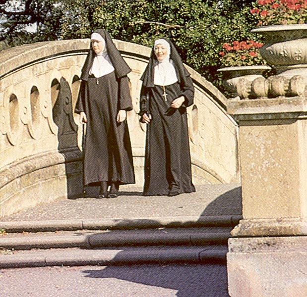 Classic retro porn. Two hairy seventies nun - XXX Dessert - Picture 1