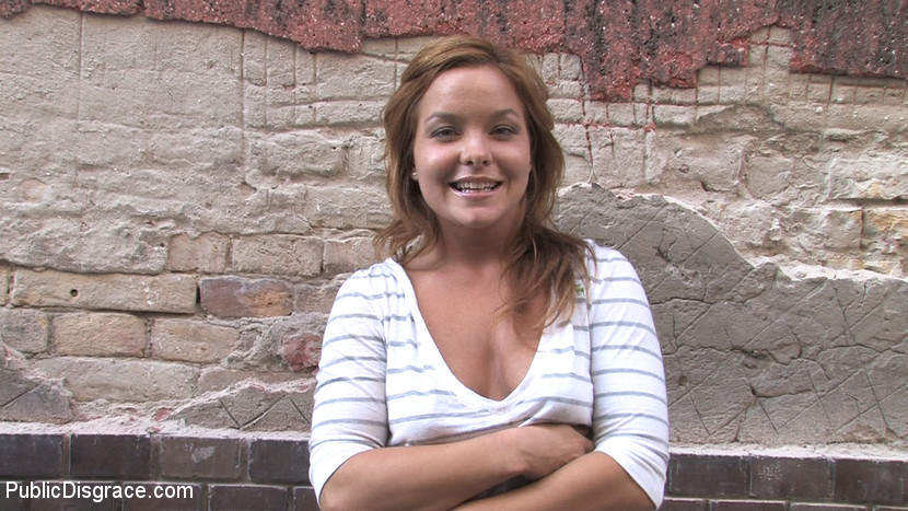 Public nudity. European girl gets fucked on - XXX Dessert - Picture 15