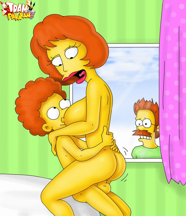 Cartoon adult comics. The Simpsons in heat. - XXX Dessert - Picture 3
