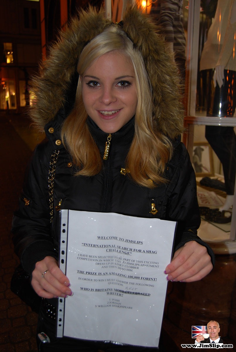 Old young adult. Blonde prepares her tight  - XXX Dessert - Picture 2