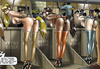 Sexy shaped bondage toon hotties gets used as dirty fuck dolls.