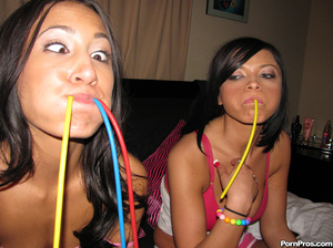 Young teen. Amia & Halie have their firs - XXX Dessert - Picture 4