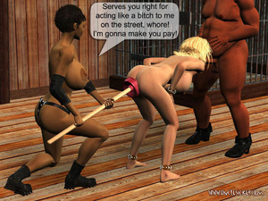 3d sex. White Wife training. - Picture 6