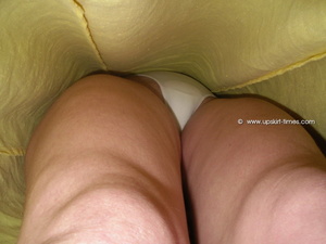 Upskirt pics. Long-legged babe standing  - XXX Dessert - Picture 7