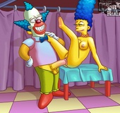 Adult comics cartoon. Simpsons porn insanity.
