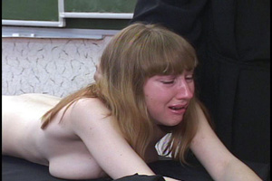 Spank. Pretty blonde girl in tears from  - Picture 6